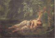 The Death of Ophelia (mk05) Eugene Delacroix
